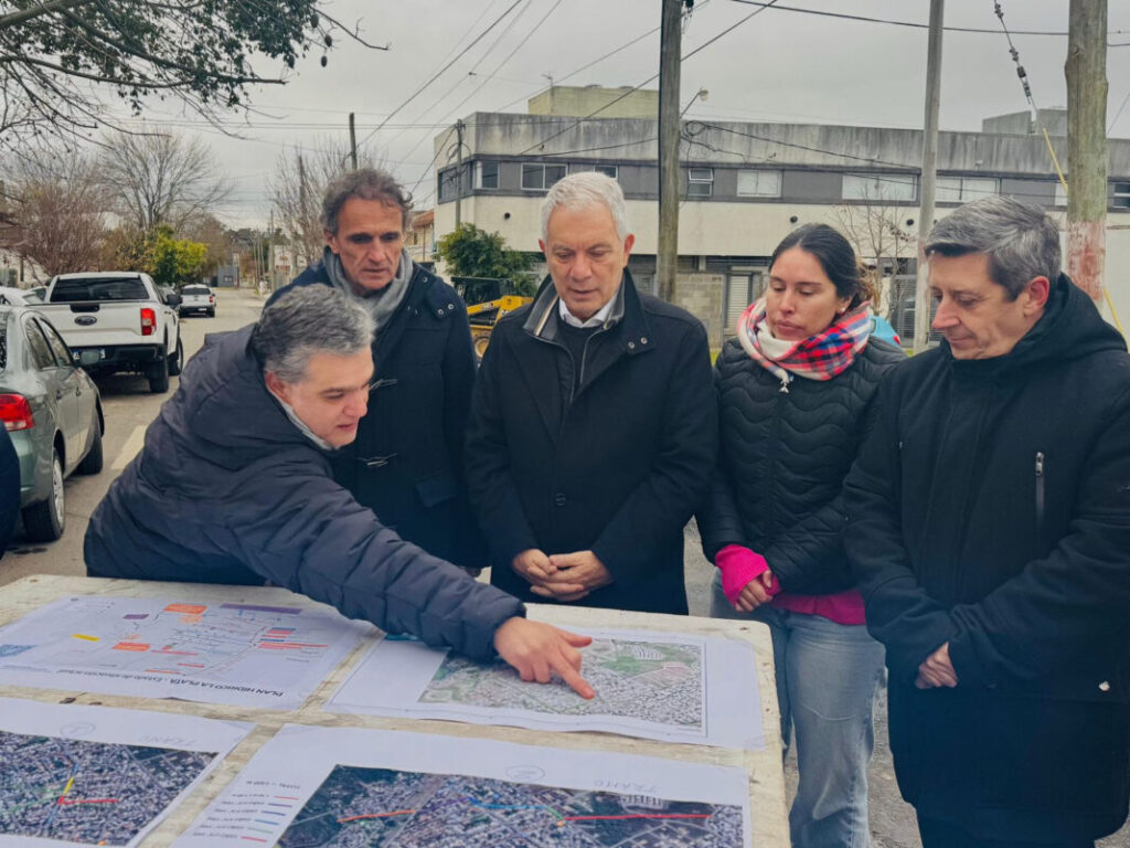 Obras clave en La Plata: Alak y Katopodis inauguraron los nuevos desagües del Arroyo Maldonado