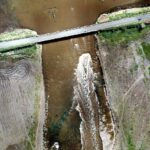 Fuerte reclamo a Nación para que revise un puente con riesgo de socavamiento por la crecida del Salado