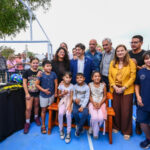 Inauguraron un nuevo playón deportivo en Villa Nueva para impulsar el deporte y la integración barrial
