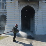 Destrozos en la Municipalidad de La Plata