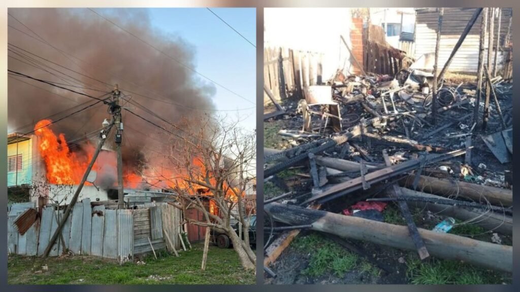 Dos incendios provocaron importantes daños en viviendas de La Plata
